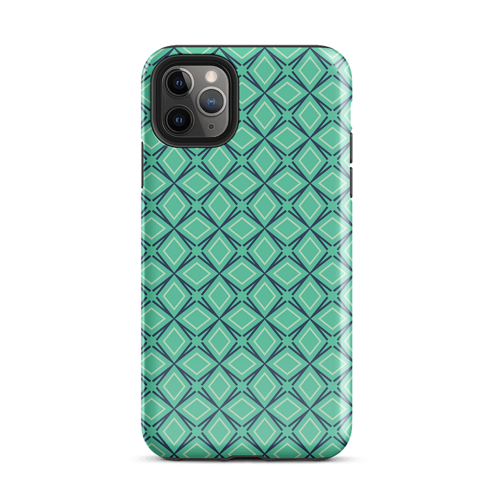 Geometric Illusion Pattern Tough iPhone Case product image (51)