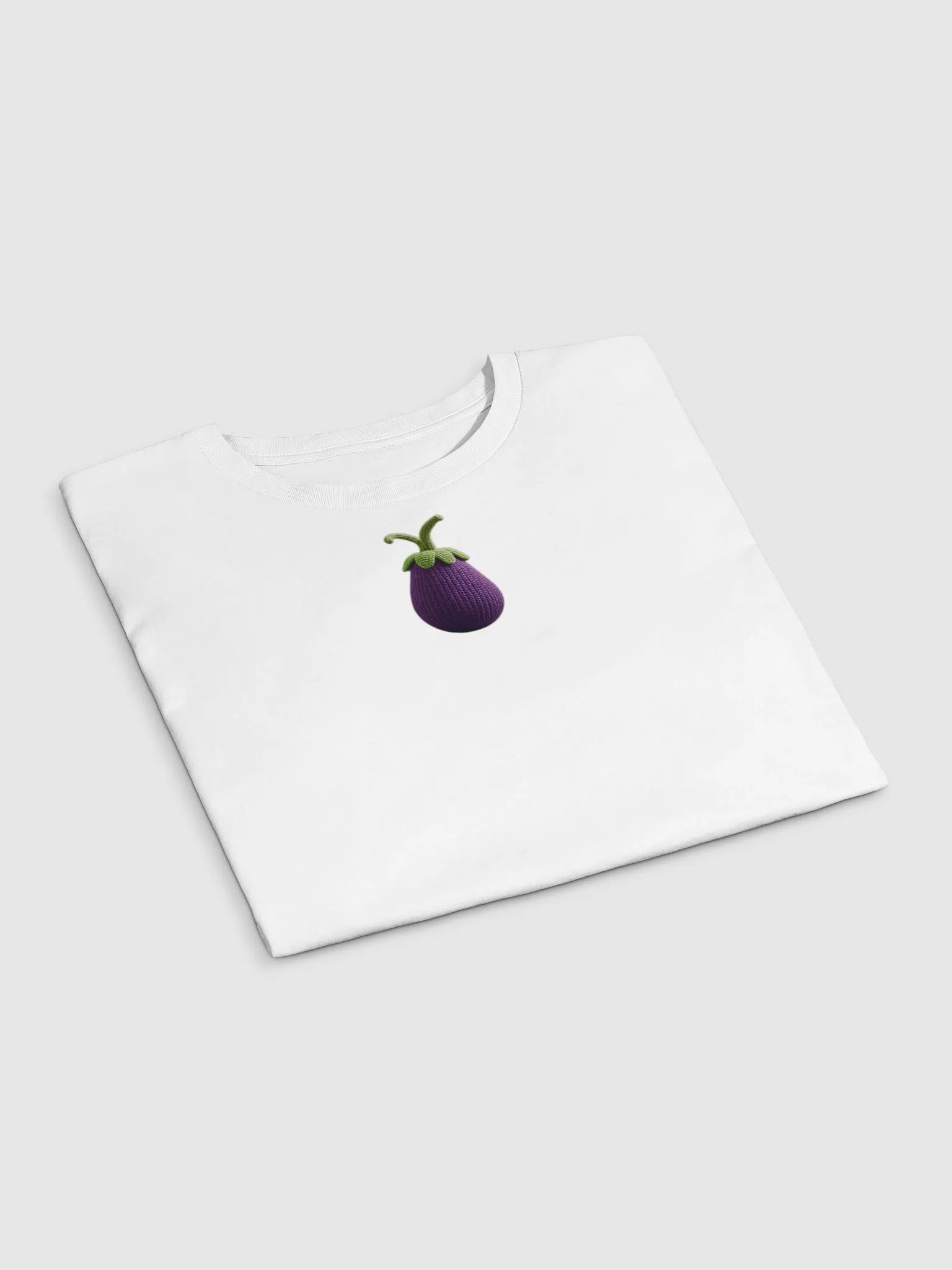 CozyAvocado Women's Premium Egg Plant Crop Top #5 product image (3)