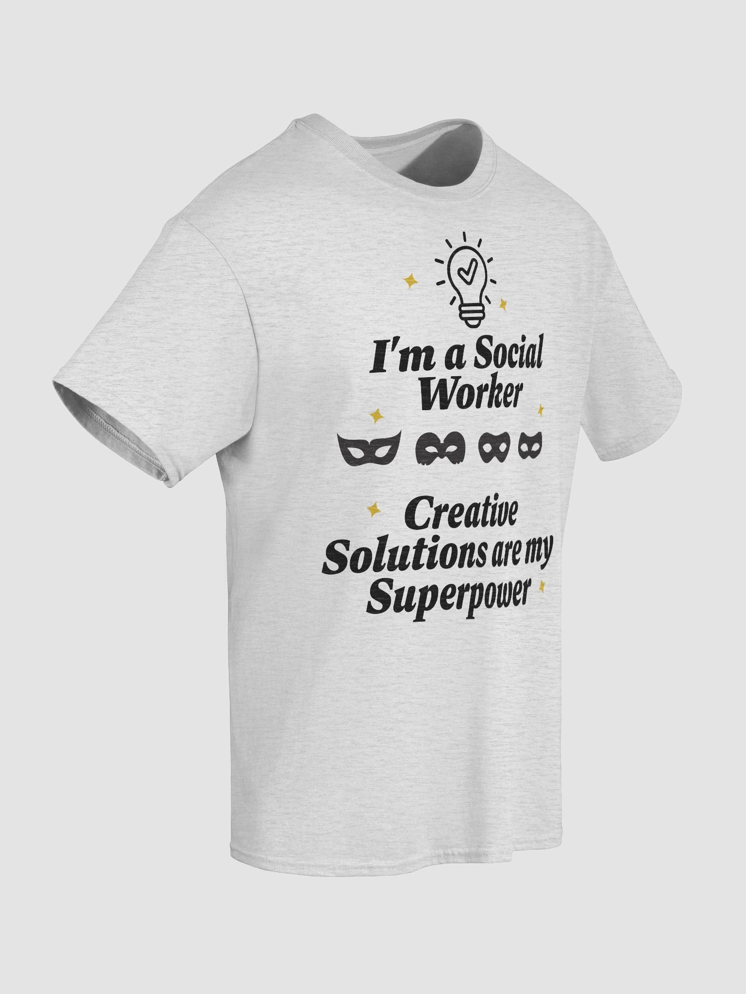 I am a Social Worker. Creative Solutions Are My Superpower T-Shirt product image (8)