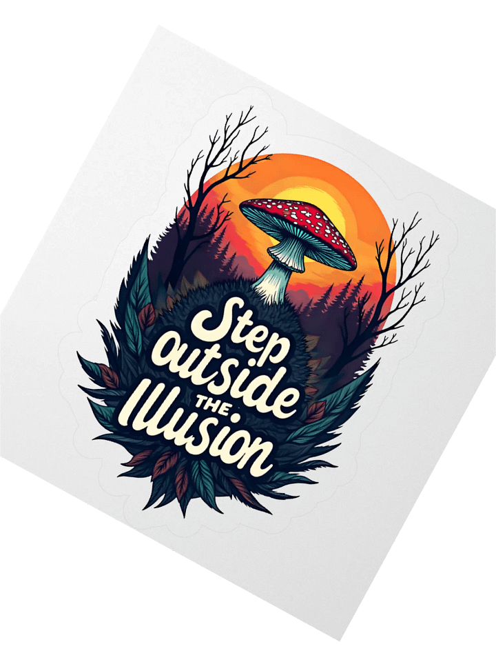 Step Outside The Illusion Sticker product image (2)