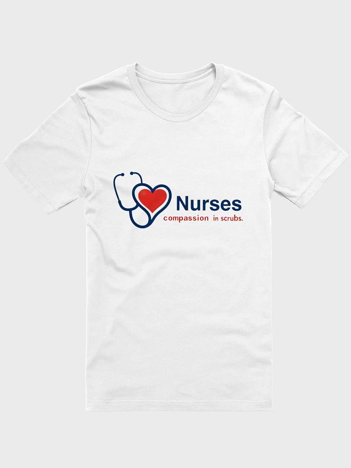 Compassionate Nurses Stethoscope Heart T-Shirt product image (3)