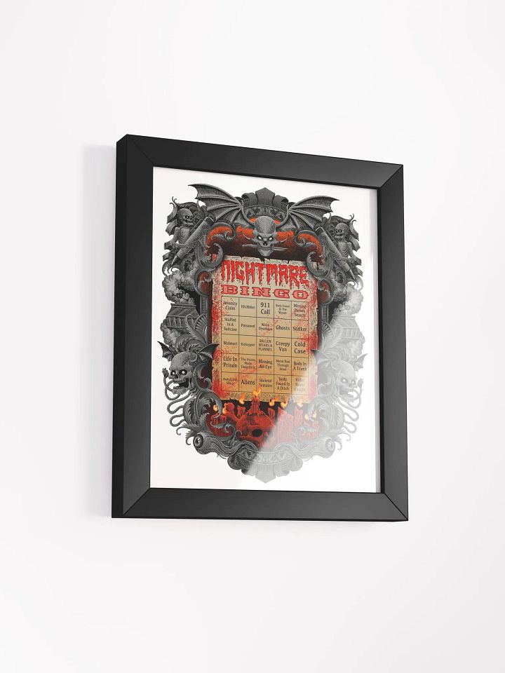 Nightmare Bingo Framed Poster product image (2)