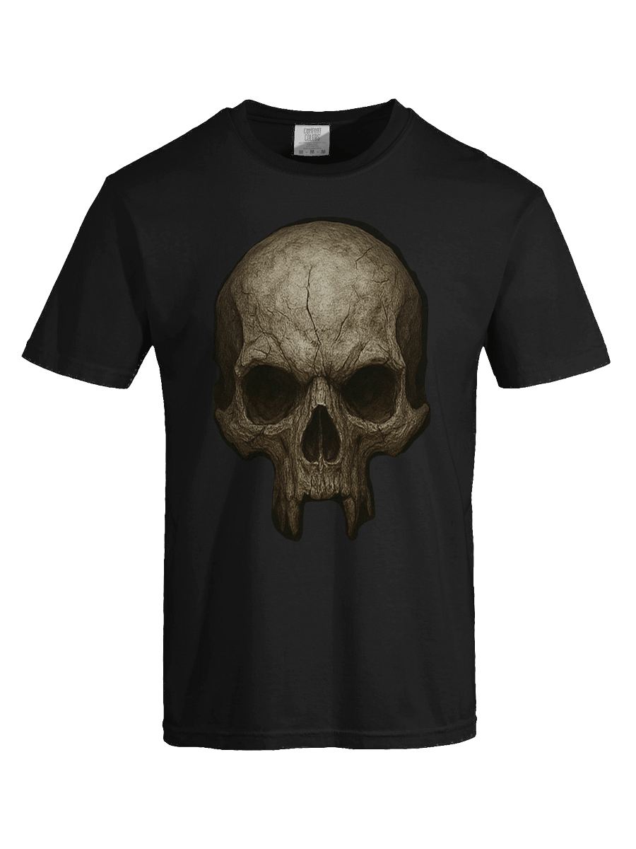 DR3ADMARROW Skull Illustration Heavyweight Tee product image (7)