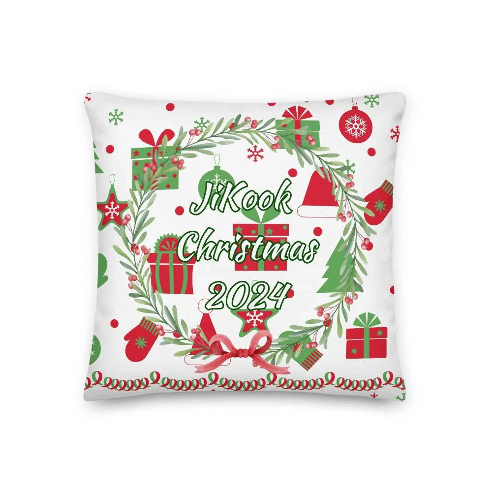 JiKook Christmas Desires Snuggle Pillow product image (5)