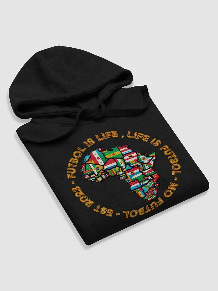 African Flags Map Futbol Unisex Hoodie product image (1)