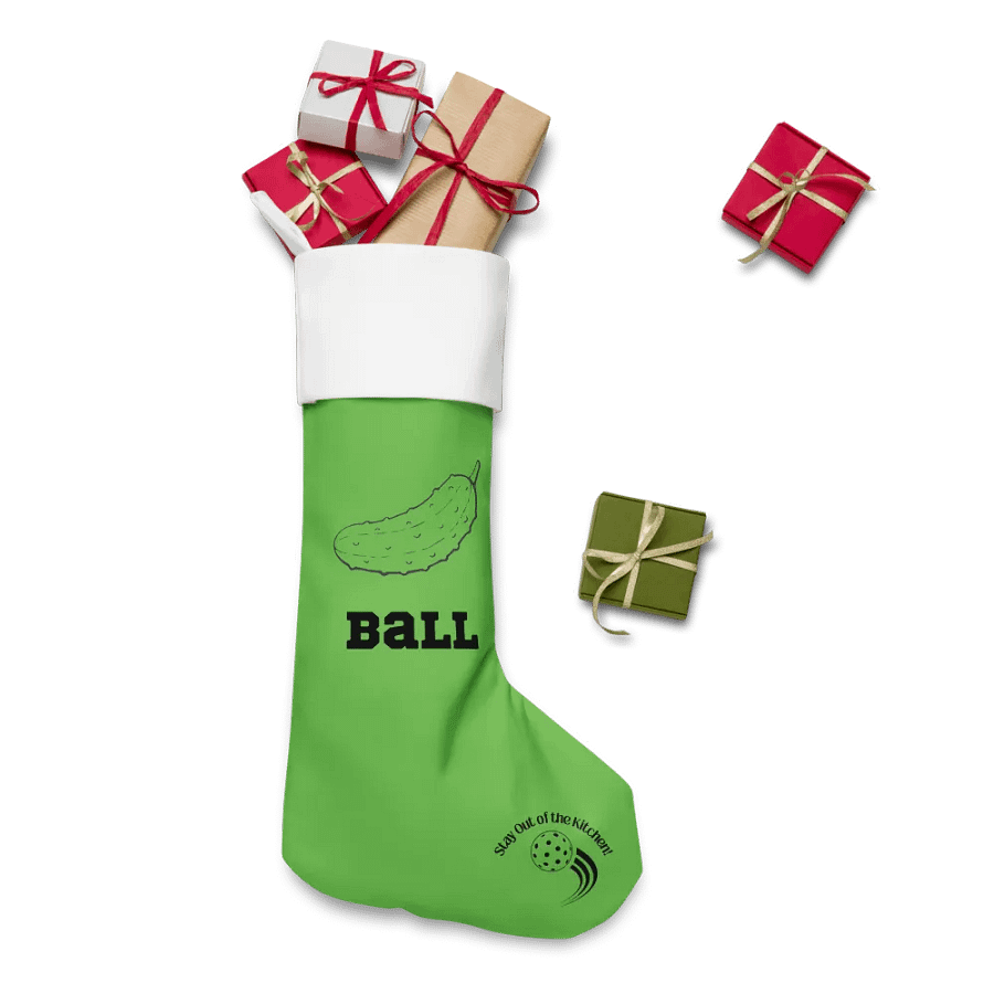 Pickleball Holiday Fun Christmas Stocking product image (5)