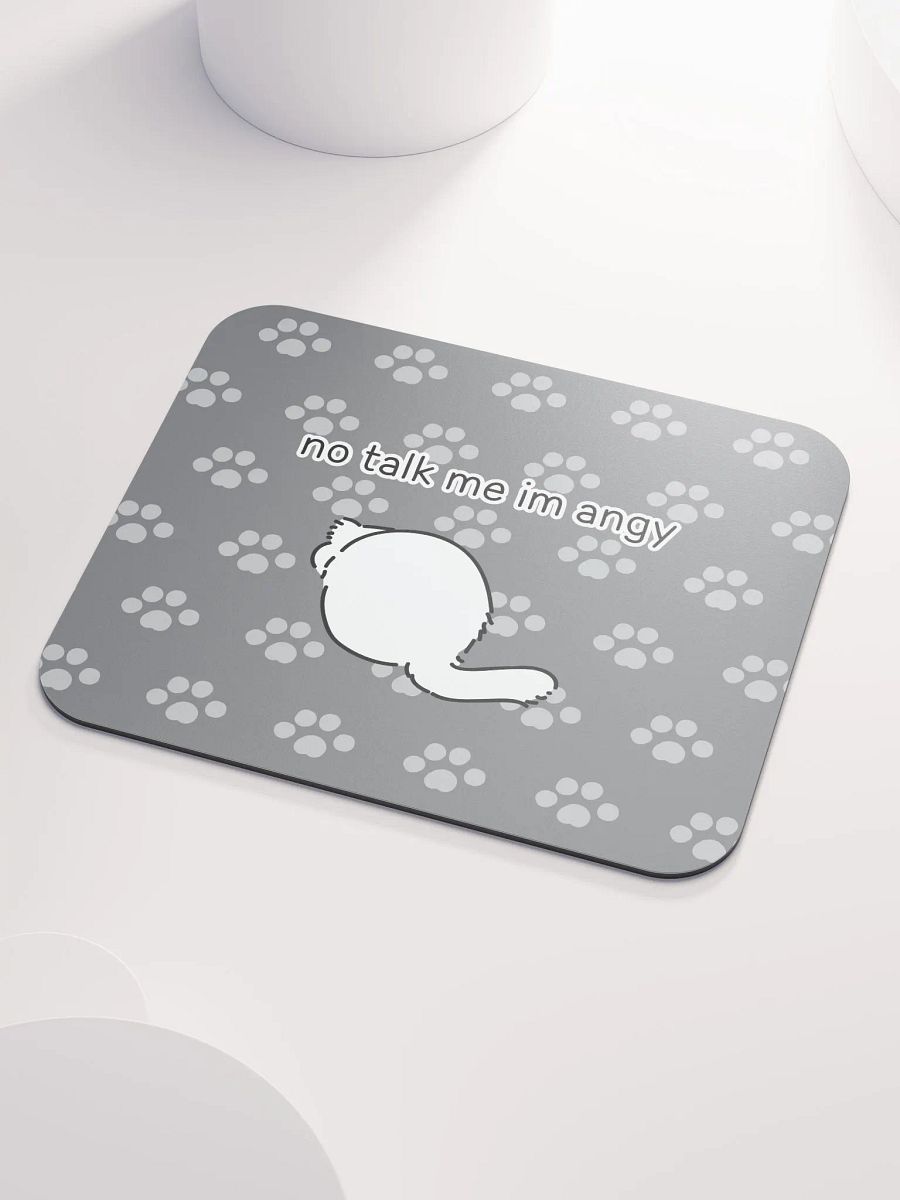 No Talk Manul Angy - Mousepad product image (3)