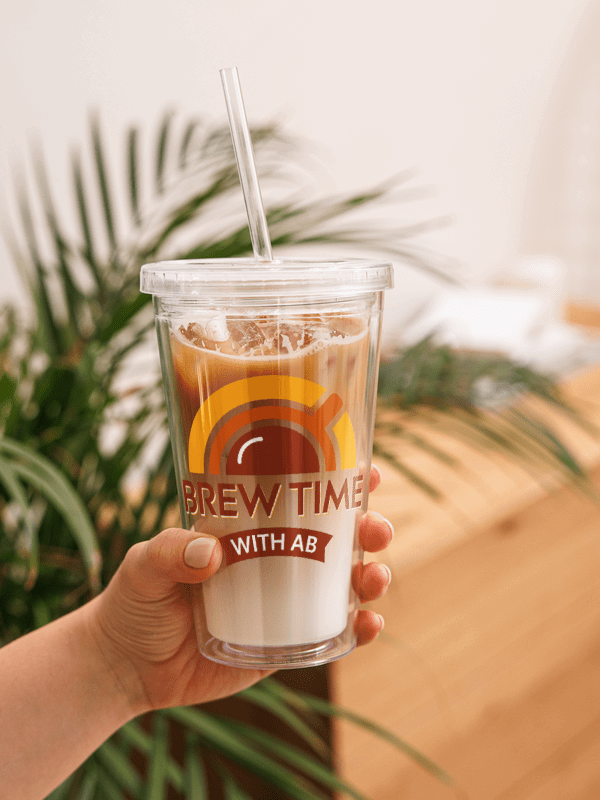 Brew Time Plastic Tumbler (Double-Walled) product image (1)