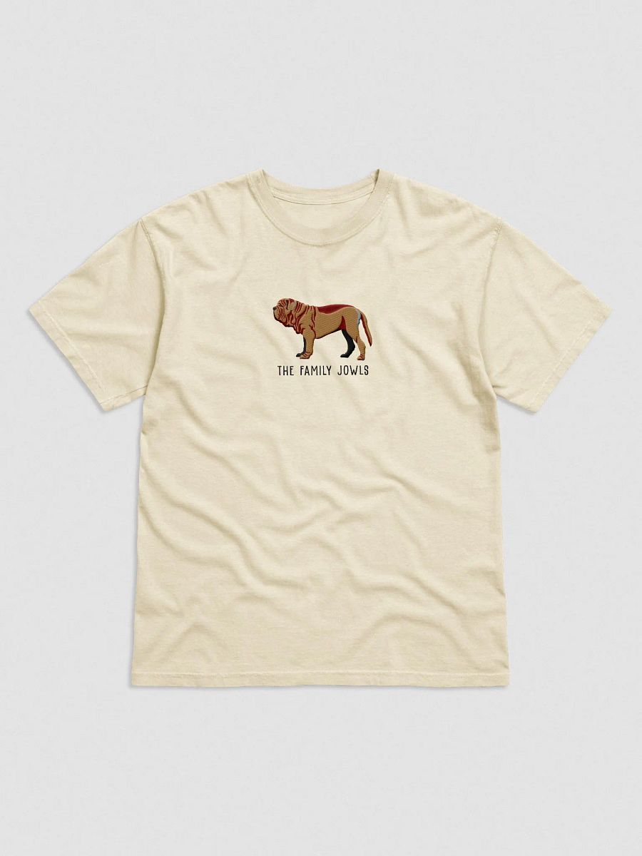 The Family Jowls T-Shirt(Embroidered) of a Neapolitan Mastiff product image (4)