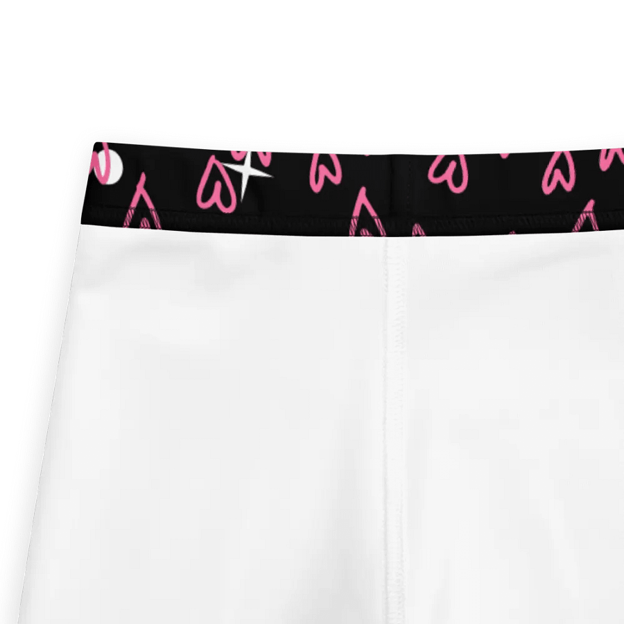 Heartfelt Whimsy Black Kids Leggings with Stars product image (4)