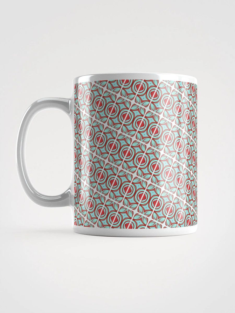 Blue & Red Diagonal Ceramic Mug product image (1)