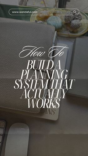 I teach overwhelmed women how to design a planning system that finally helps them stay on track and be consistent without bur...