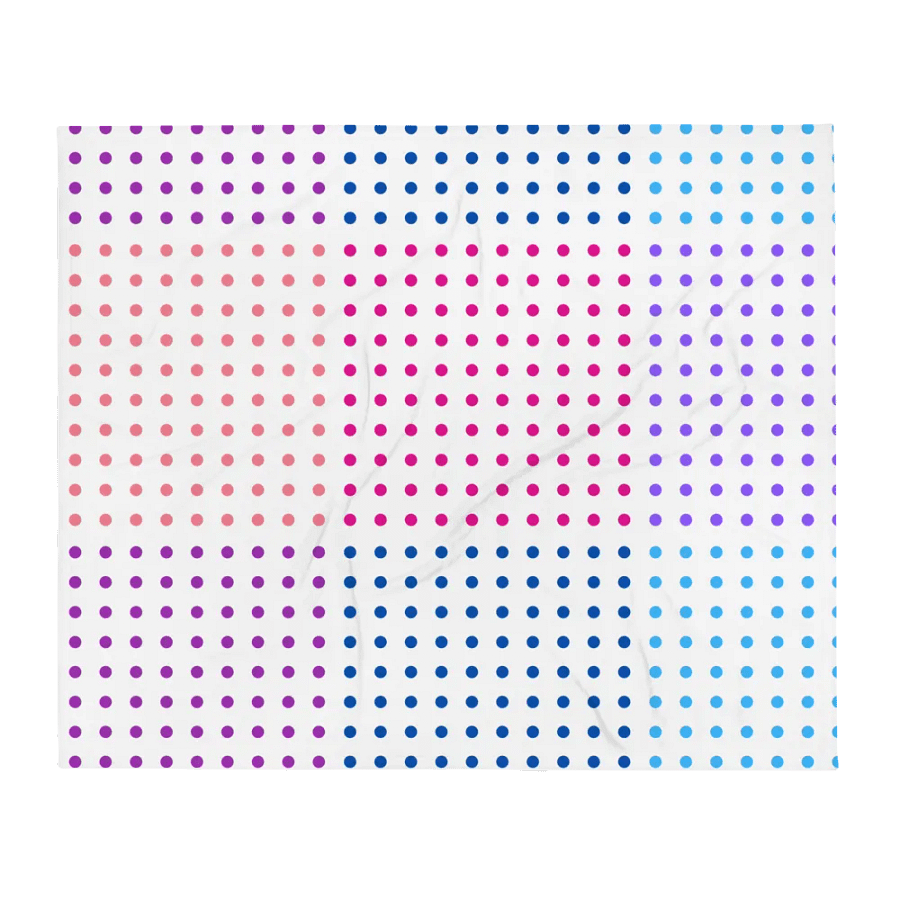 Multicolored Patterned Dots Throw Blanket product image (2)