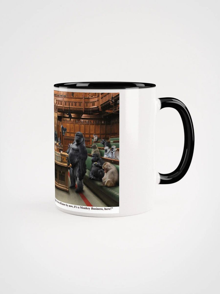 Politics is a Monkey Business -The Parliamentary Ceramic Mug product image (1)
