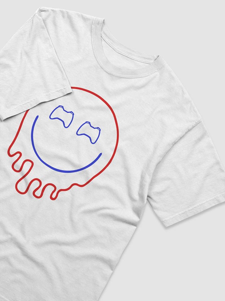 Patriotic Controller Smiley Face T-Shirt (Red/Blue) product image (2)