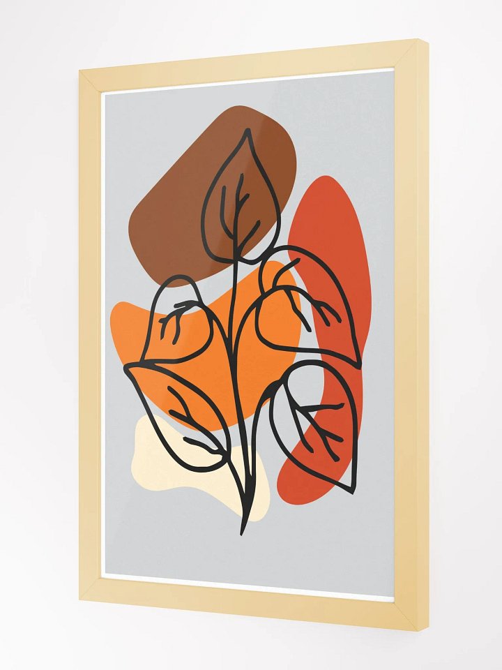 Minimalist Plant Abstract Framed Poster product image (11)