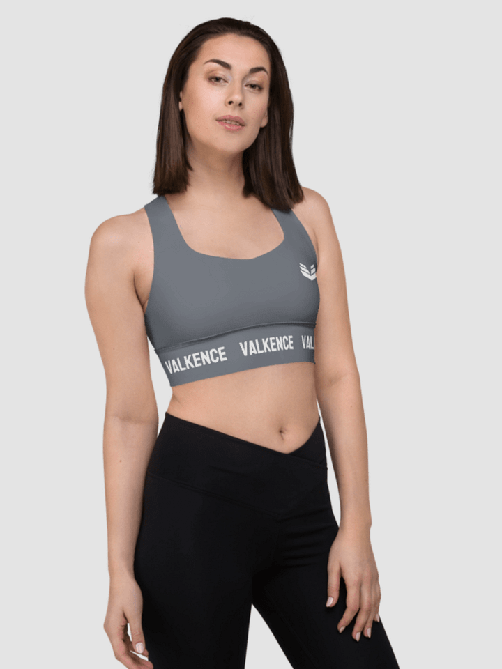 Active Longline Sports Bra - Storm Gray product image (1)
