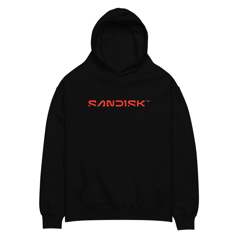 FAST FWD OVERSIZED BLACK HOODIE product image (2)