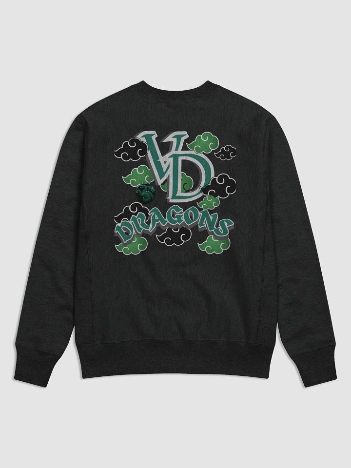 THE GREEN RAIN CLOUD HEARTED SWEATSHIRT product image (2)