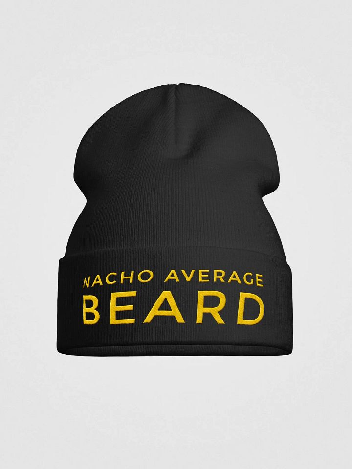 Nacho Average Beard Cotton Blend Beanie product image (1)