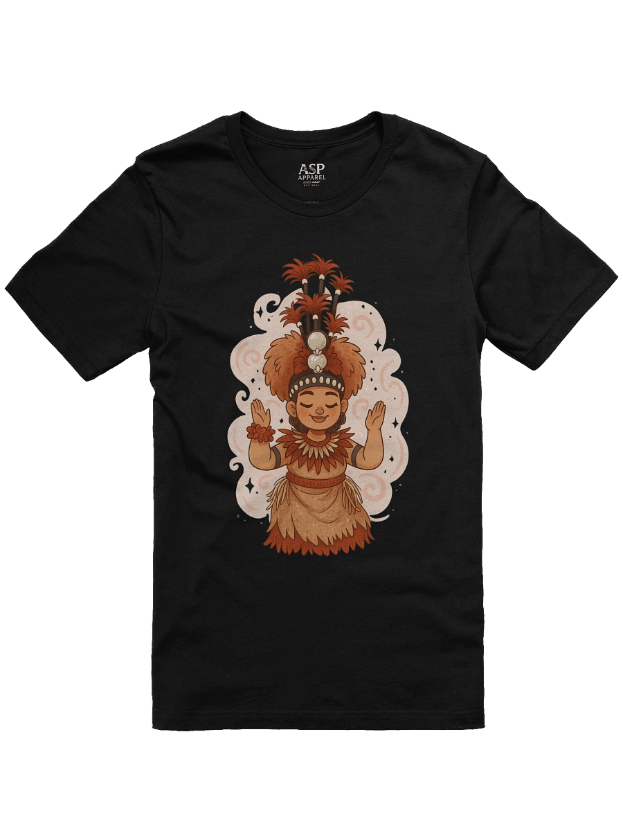 Samoan Taupou T-Shirt – Traditional Island Dance Design for Women | Polynesian Cultural Pride Tee by ASP Apparel product image (1)
