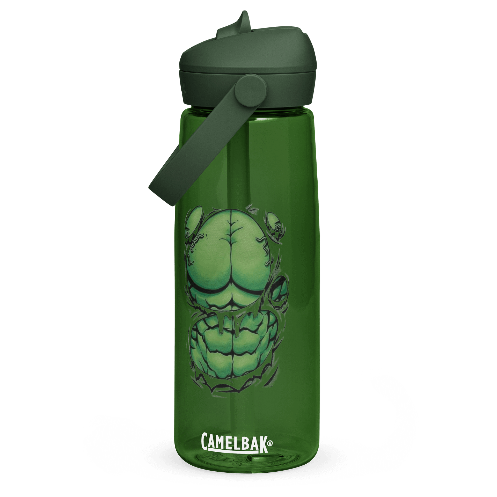 Hulk Flip Straw Water Bottle product image (1)