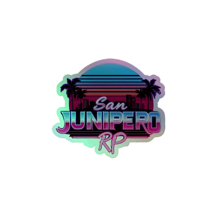 San Junipero RP Holographic Sticker Set product image (2)