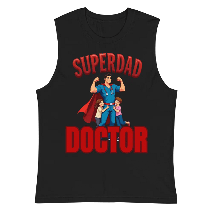 SuperDad Doctor Muscle Tank product image (3)