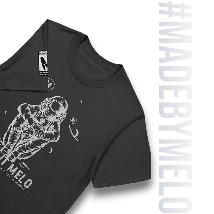 #MeloCrew Vibes: White - Basic T-Shirt | #MadeByMELO product image (2)