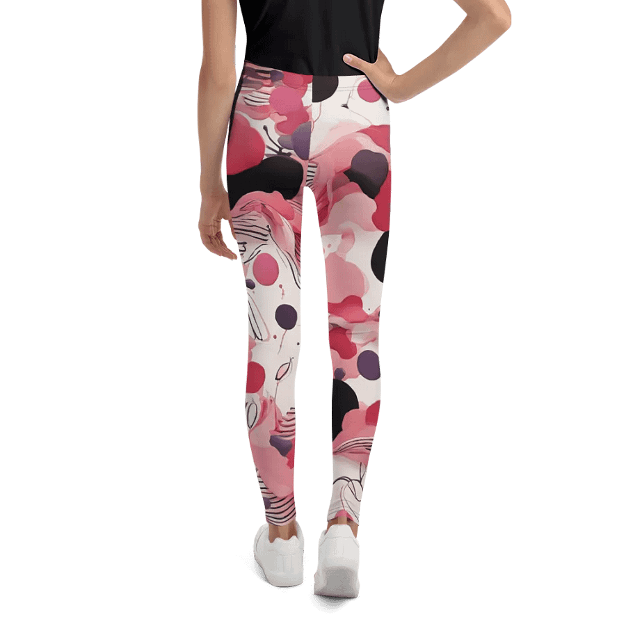 pink and black design for legging product image (2)