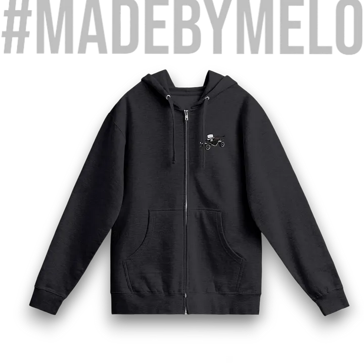 Fancy Carball Bot - Classic Zip Hoodie | #MadeByMELO product image (2)