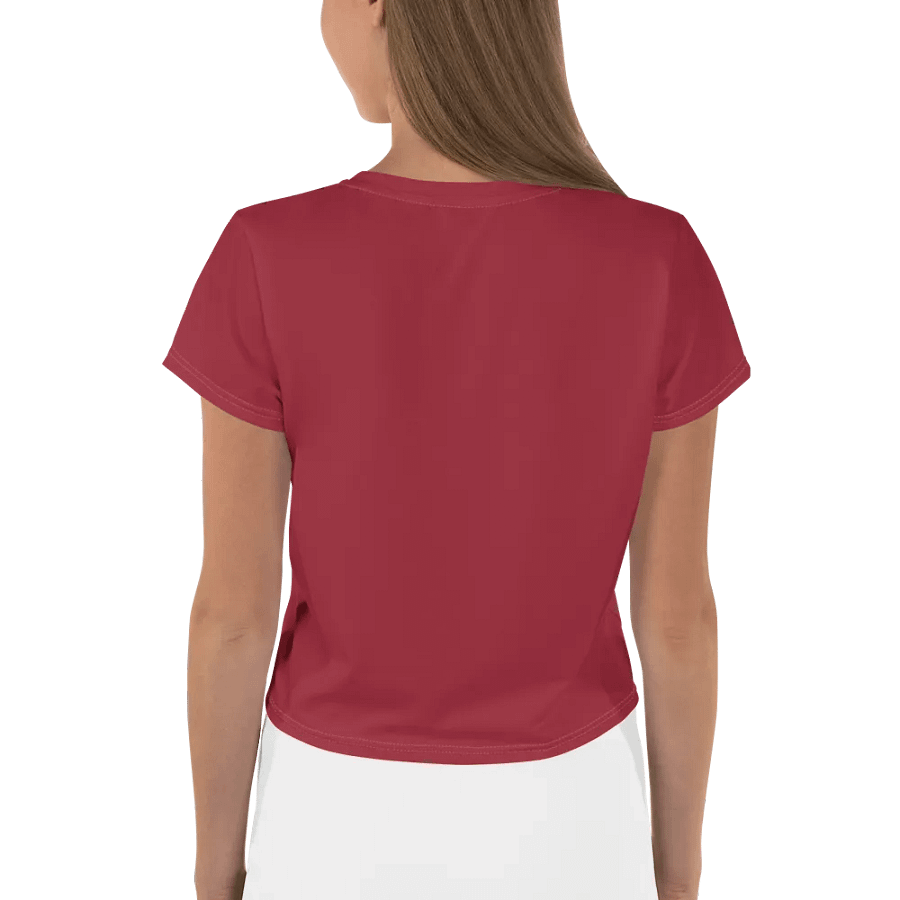 Straight To The Poinsettia Wine Crop Top product image (2)