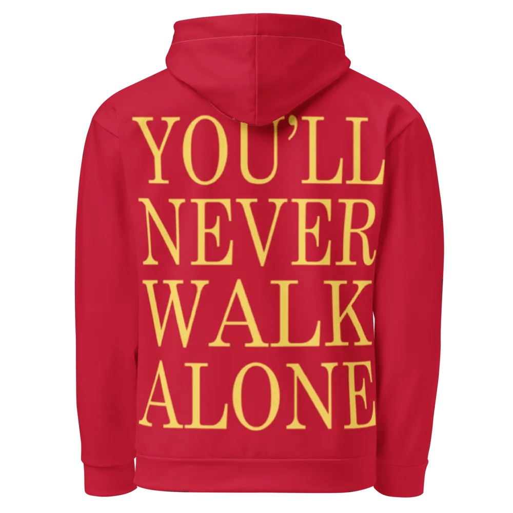 Liverpool FC - You'll Never Walk Alone - RED & GOLD - Unisex Hoodie product image (3)