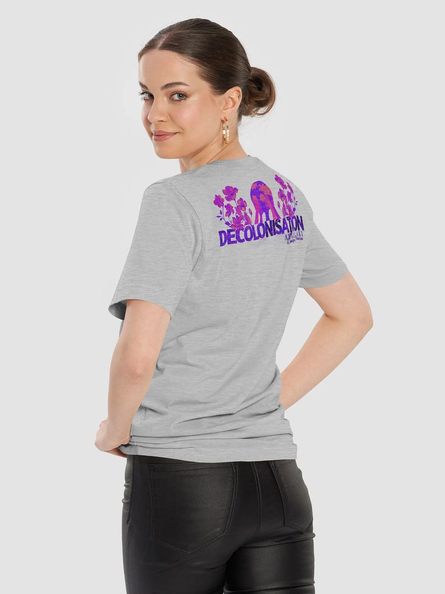 Unisex I am Earth, Earth is Me - Everything is Connected Decolonisation Tee - Neon Brights Puawananga Bird and Kauri Snail remix product image (77)