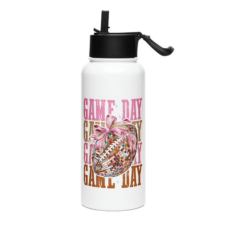'Game Day' Stainless Steel Water Bottle (32 oz.) product image (1)