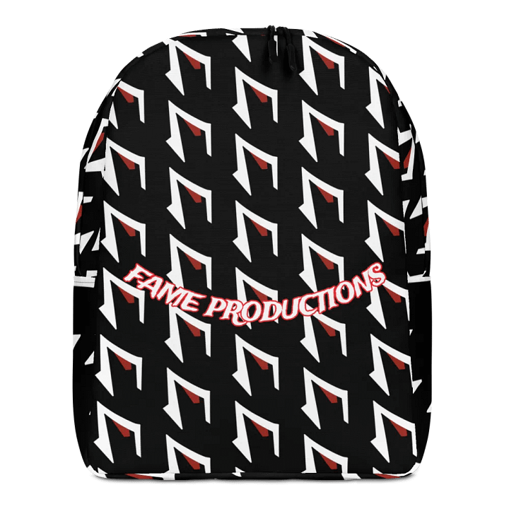 Customizable Minimalist Backpack - FAME PRODUCTIONS product image (1)
