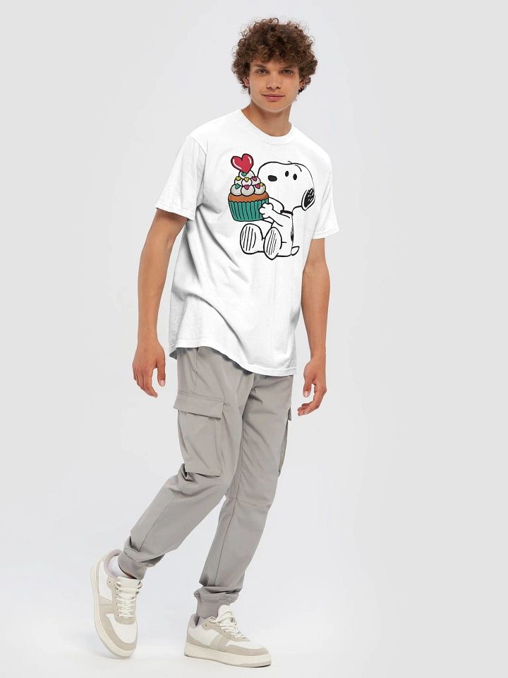Snoopy Heart Cupcake Shirt product image (1)