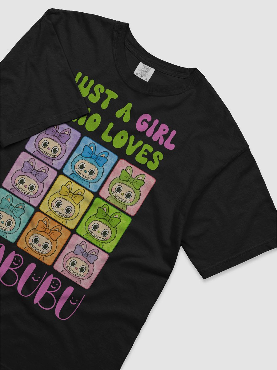 Just a Girl Who Loves Labubu T-Shirt – Rainbow Kawaii Tee product image (3)