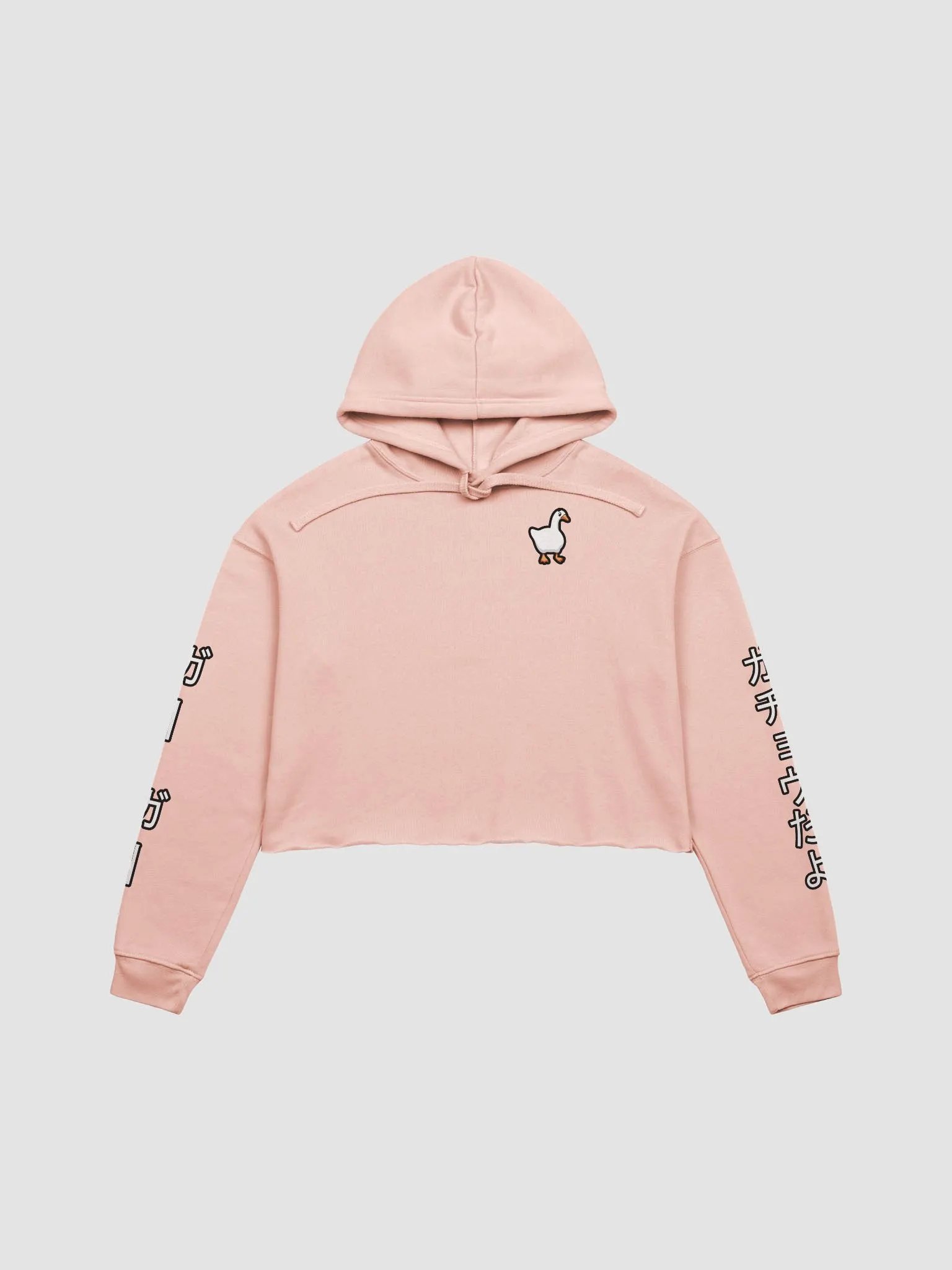 Japanese Text Cropped Hoodie product image (1)