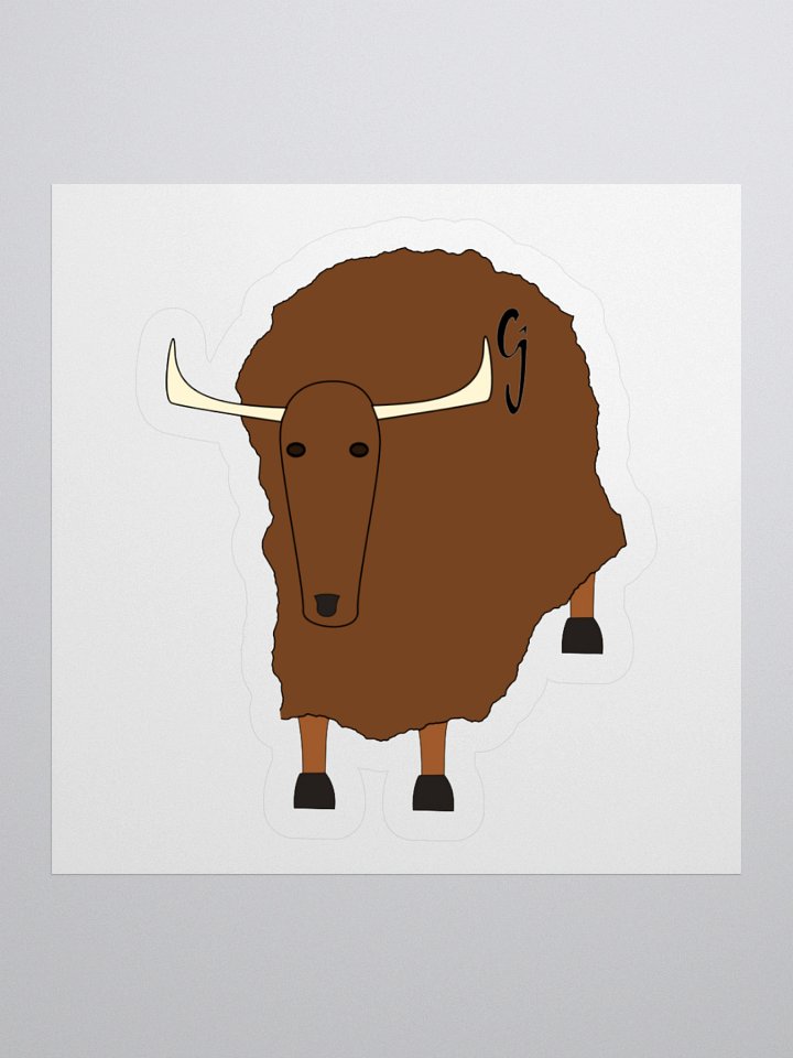 JG Yak Sticker product image (1)