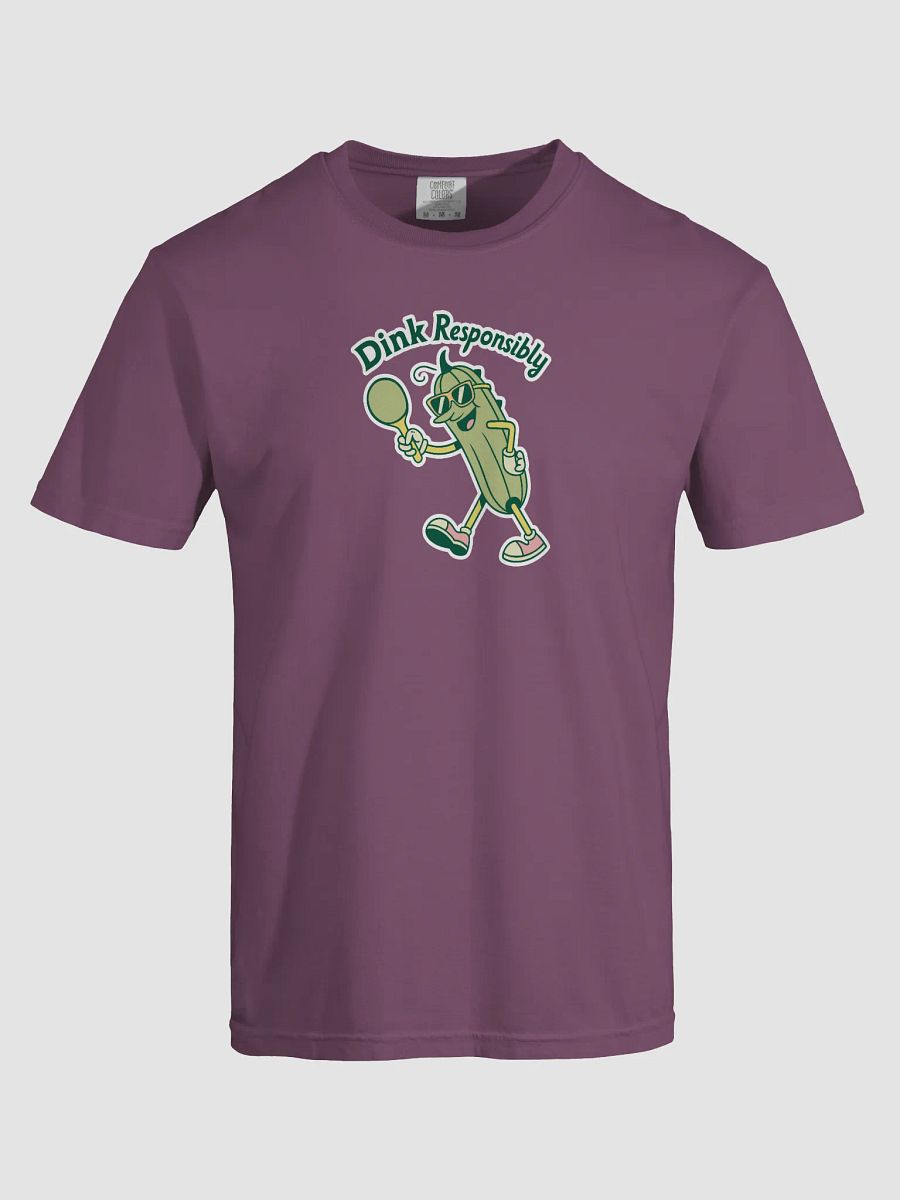 Dink Responsibly Pickleball Unisex Garment-Dyed T-Shirt product image (57)