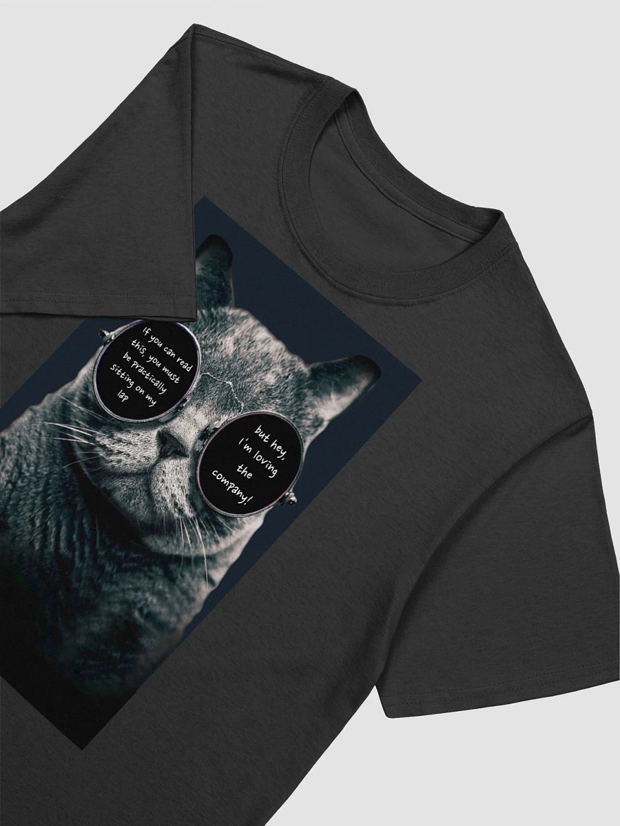 Whiskered Wisdom Glasses T-Shirt product image (3)