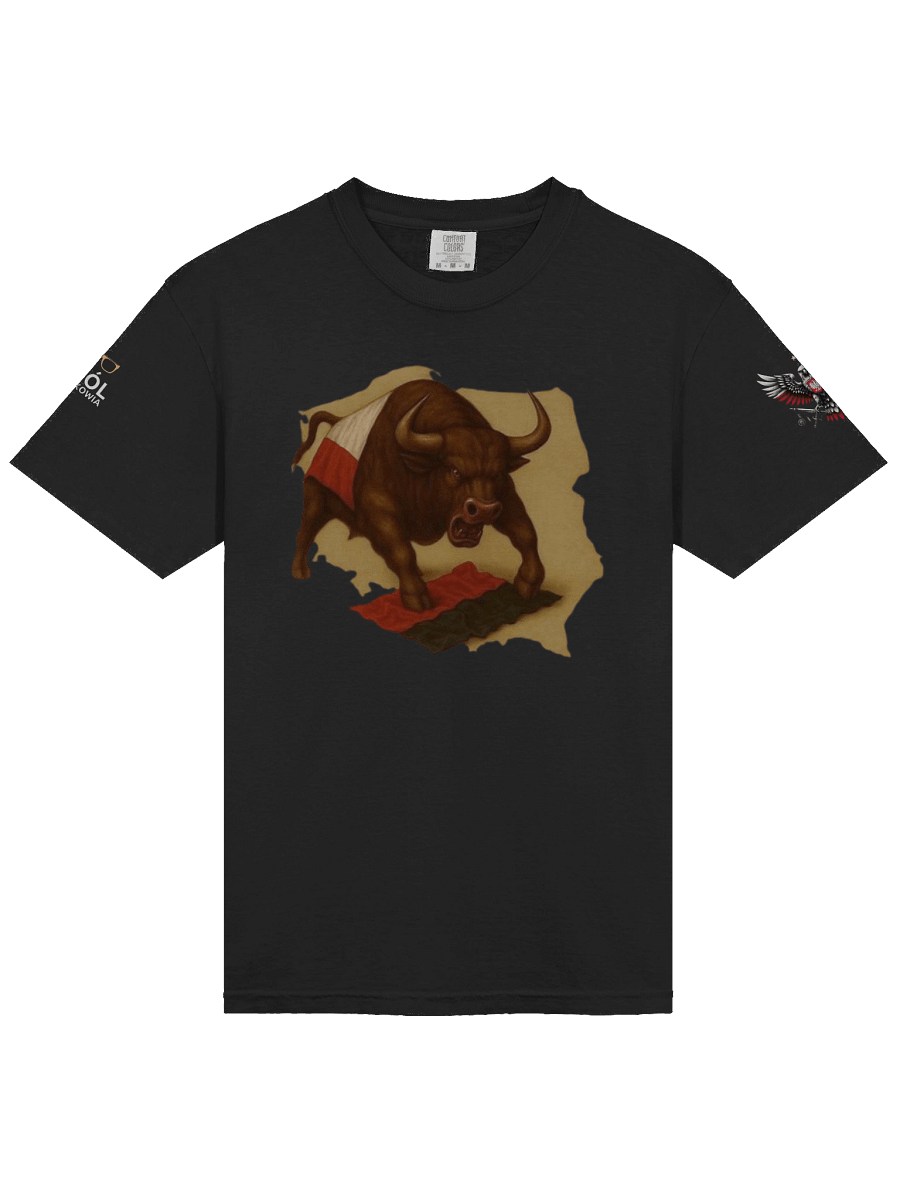 koszulka "Polski BYK - banderola wypad" Król Pustkowia Koliba product image (3)