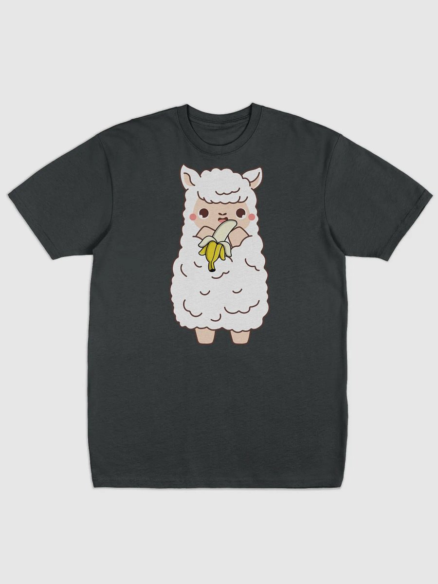 Llama Eating a Banana (Heavyweight Tee) product image (1)