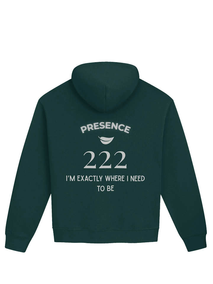 Unisex Premium Oversized Hoodie - 222 — I am exactly where I need to be product image (5)