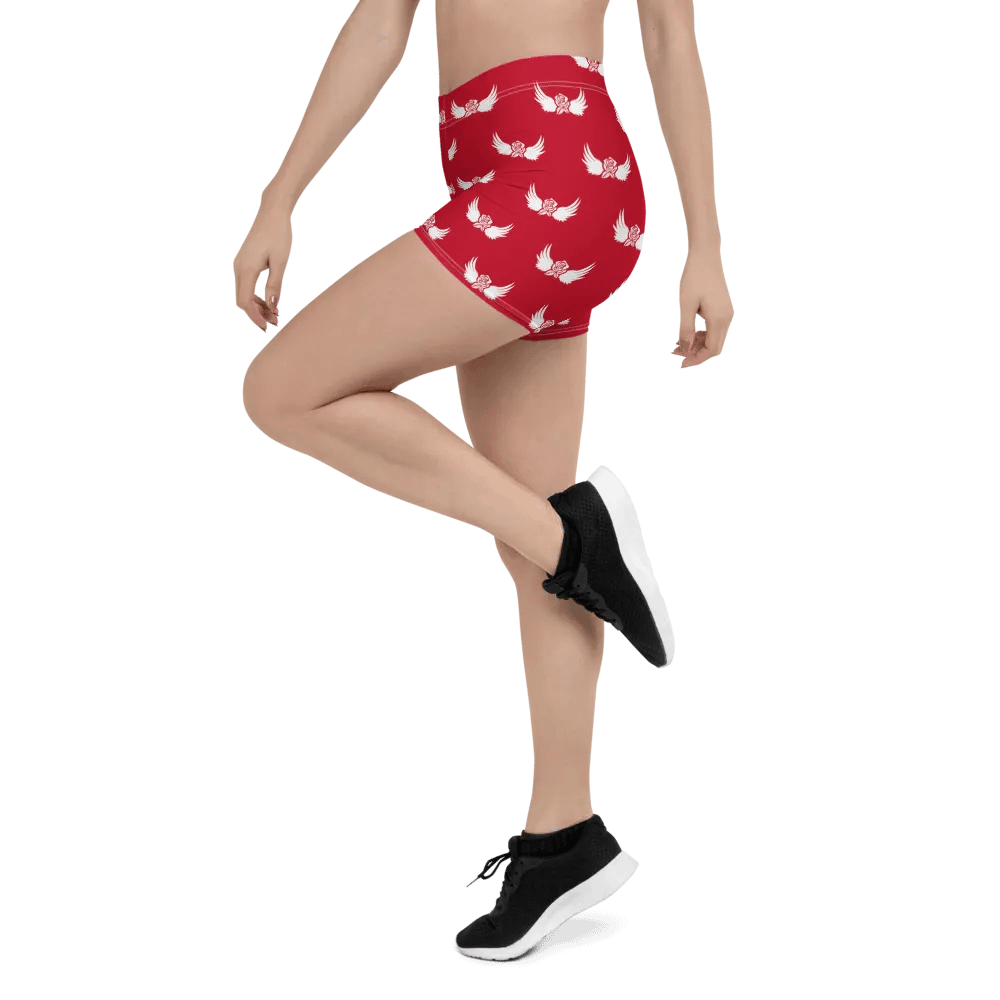 System Women Shorts Red & White product image (12)