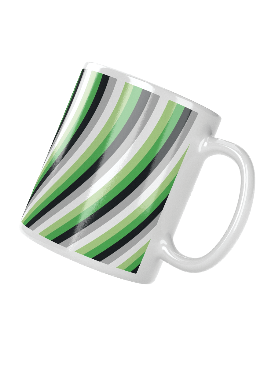 Aromantic Pride Hearts Mug (Right-handed) product image (3)