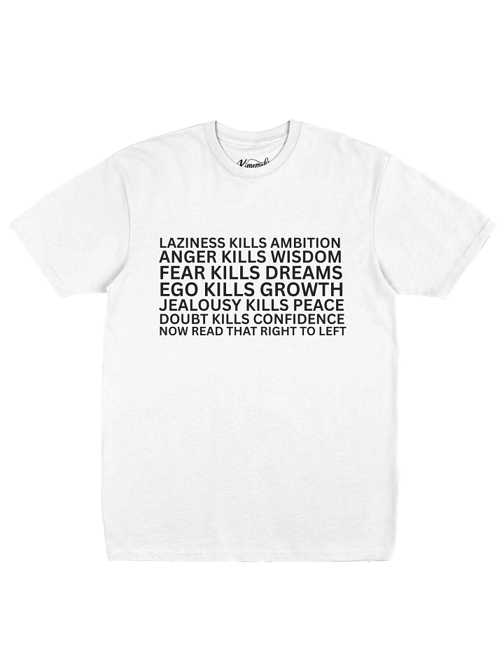 Ambition Kills Laziness 100% Cotton T-shirt product image (2)
