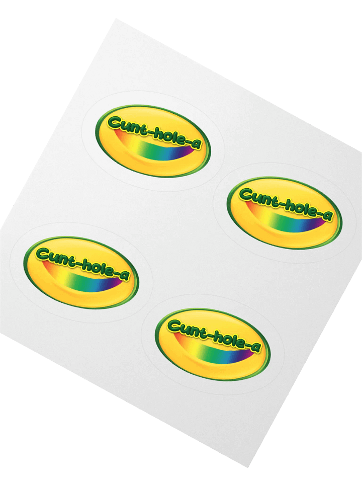 CUNT-HOLE-A STICKERS (4-PACK) product image (2)