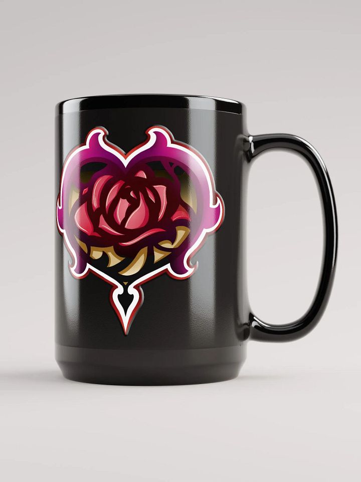 Zagarose 15oz Black Glossy Mug product image (1)